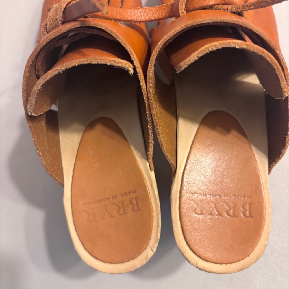 Bryr Fringe Clogs in Whiskey - Picture 7 of 7